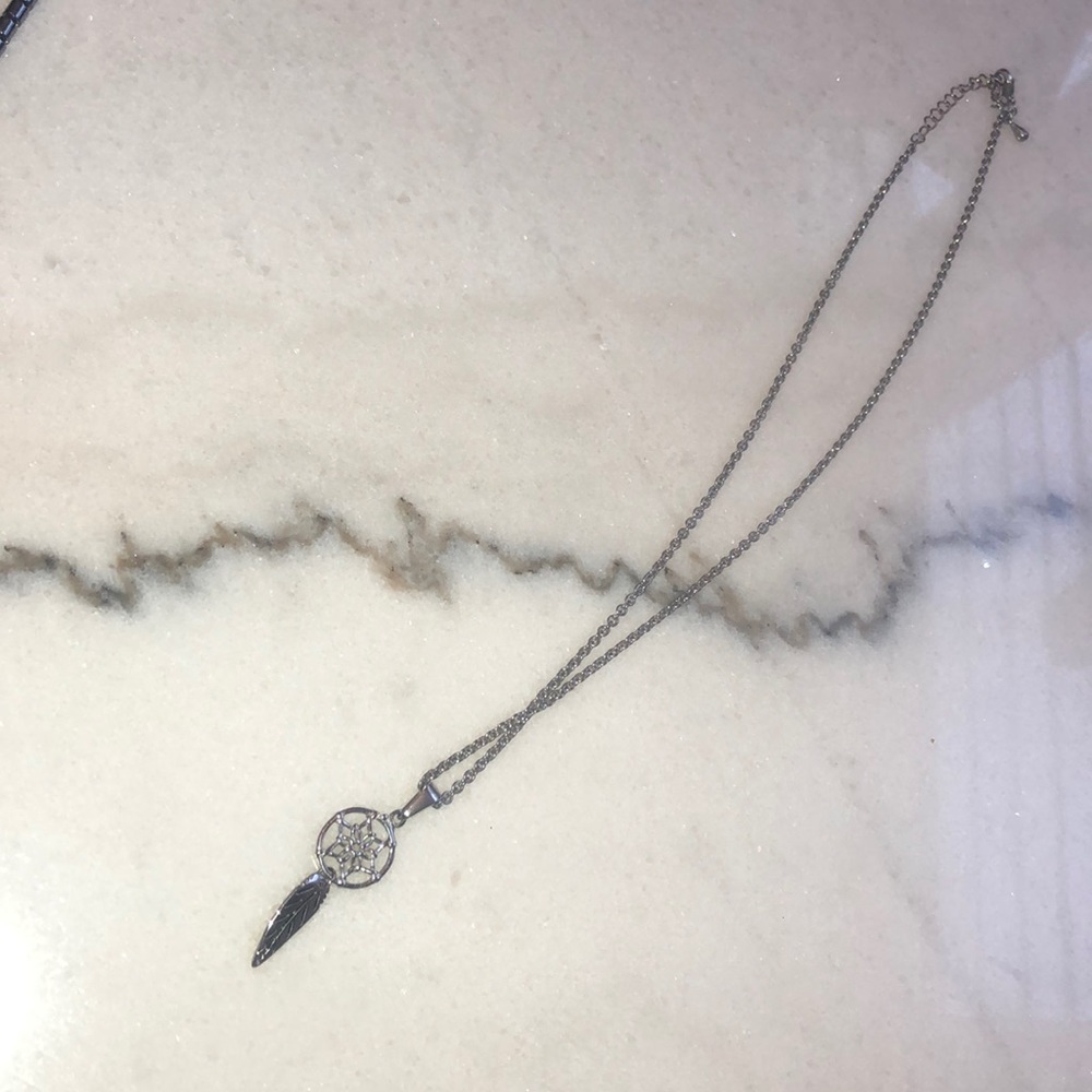 Dream catcher necklace